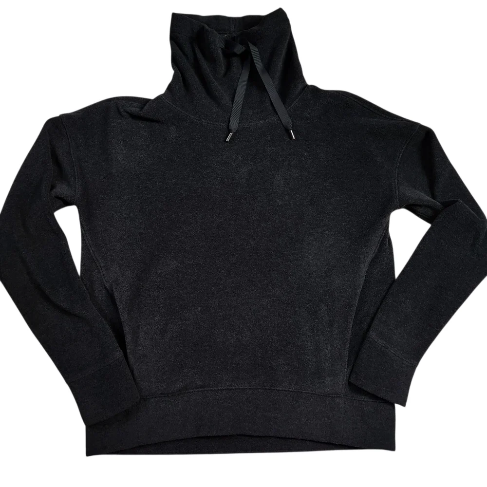 Lululemon Go Forward Pullover Funnelneck Fleece Sweater Sz 6
